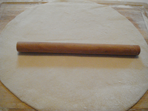 Fig.2. Thin sheet of dough