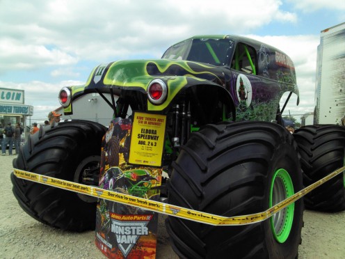 Grave Digger, so to speak. We touched it and no one said we couldn't. 