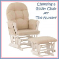 Gliders For Nursery, Nursing Chair Comfort for Mom and Baby