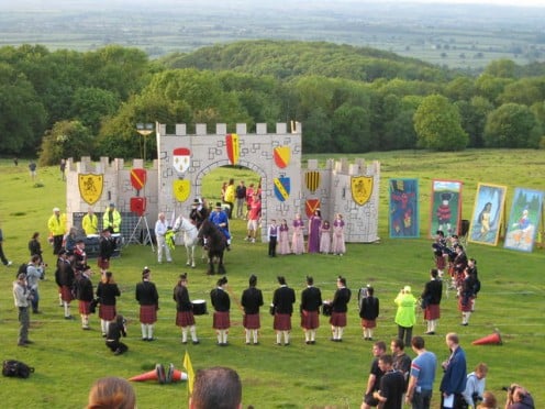 The opening of the Cotswold Games, the origin of which dates back to the early 17th century
