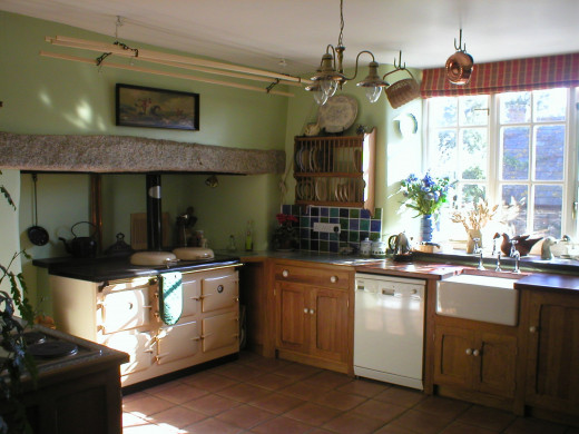 A kitchen very similar to Mamgu's.