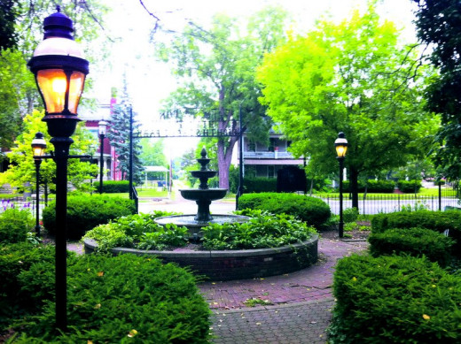 The Elmo A. Funk Park is maintained by the Historic West Eighth Street Neighborhood Association