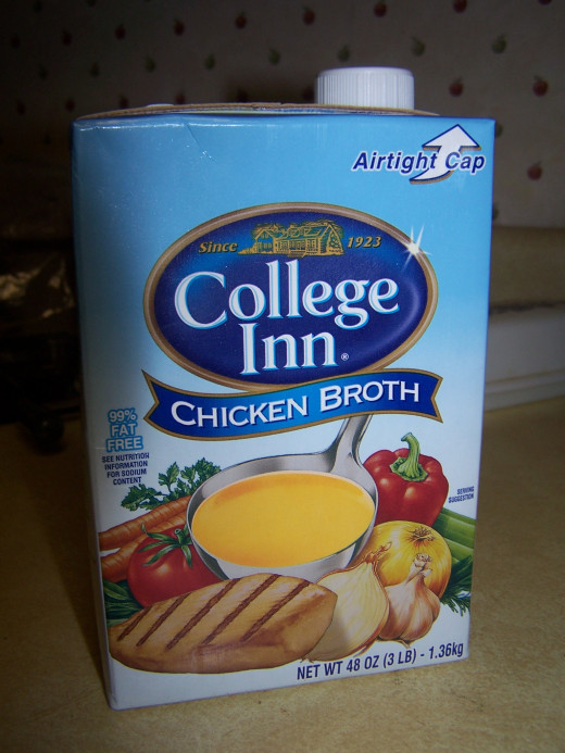 College Inn brand Chicken broth.
