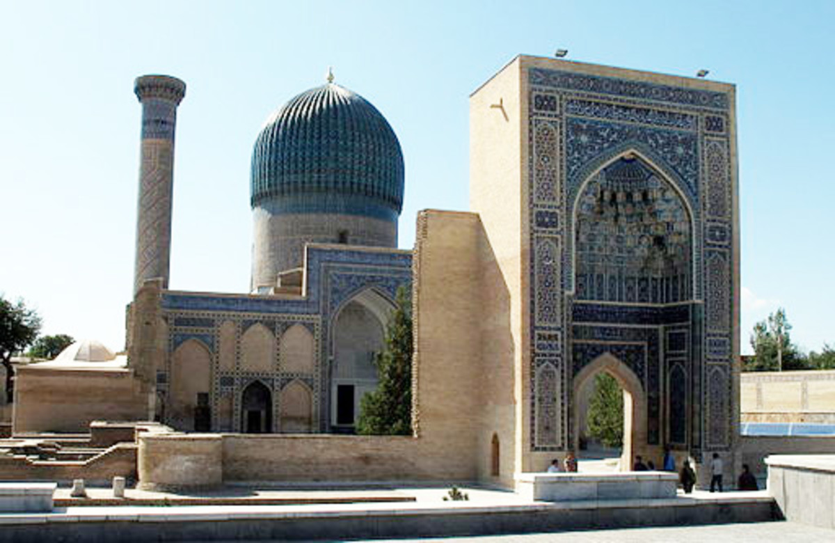 Tamerlane's tomb in Samarkand.