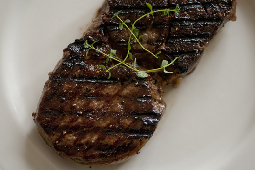 Surprisingly digesting steak will burn up more energy than digesting fibre-rich vegetables.
