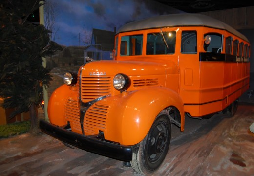 Photo of 1939 Dodge School Bus at the Museum of American History located in Washington D.C.