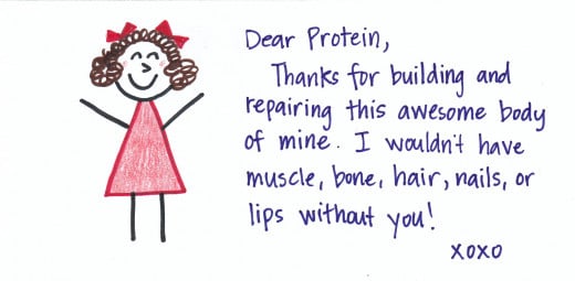I think in our everyday lives we need to thank the person who discovered the use of having proteins in your body.