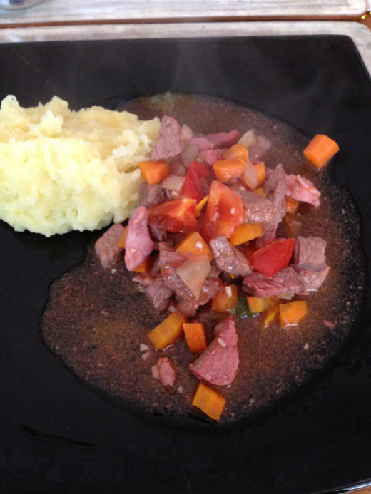 Provencal Beef Stew made in the Crockpot