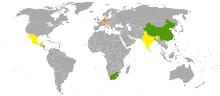 Countries that banned or are banning plastic bags. The mountains of used plastic bags stay in the oceans for the coming 25 years.