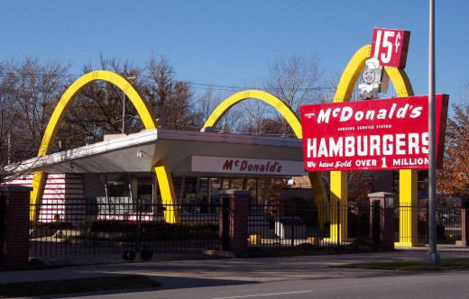 The First McDonald's Restaurant.