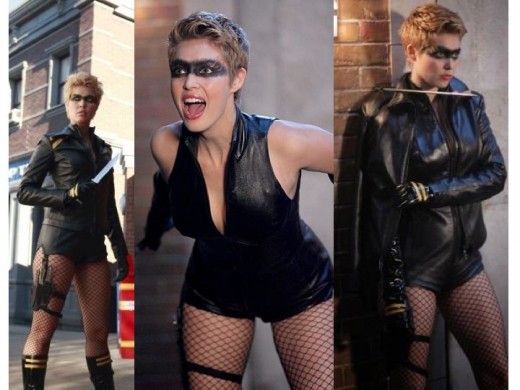 Alaina Huffman As Black Canary In Smallville.