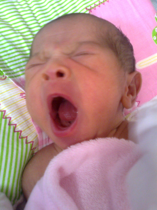 I love it when babies yawn