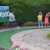 Our family mini-golfing through Hollywood at Papio Fun Park