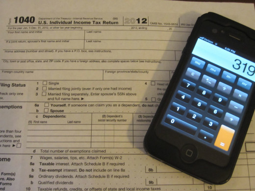 Form1040 U.S. Income Tax form and calculator