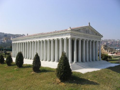 A prototype of the Temple of Artemis. Location: Turkey