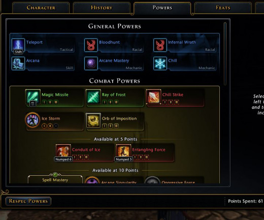 My Wizard's Powers, at max level you'll have bout 90% of all powers (approx)