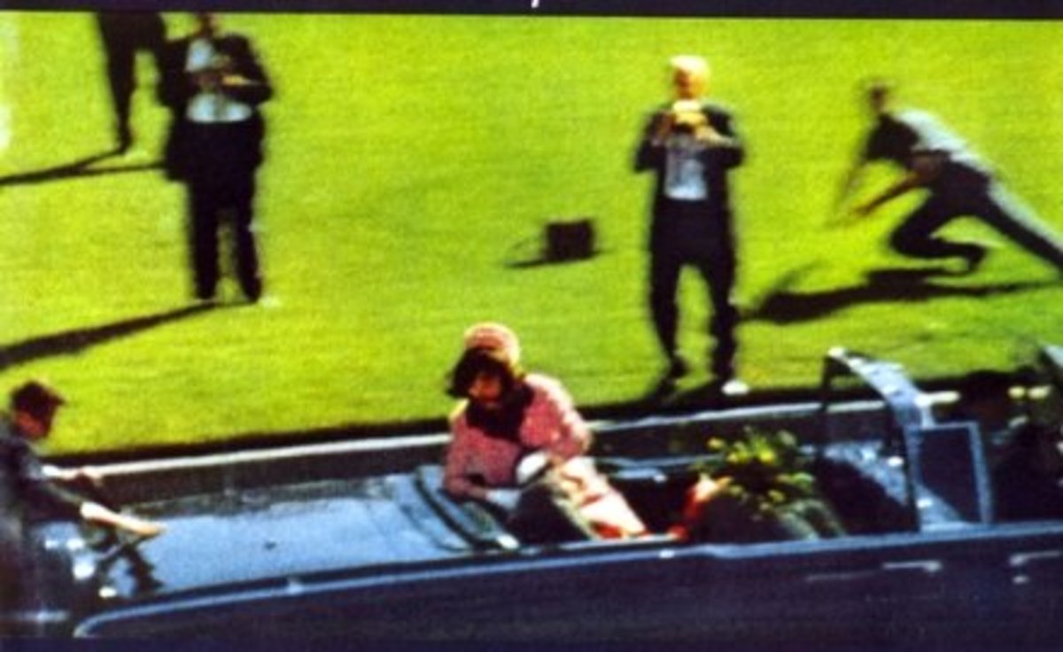 In This Photo You Can See Jackie Kennedy. President Kennedy Has Already Been Shot In This Photo.