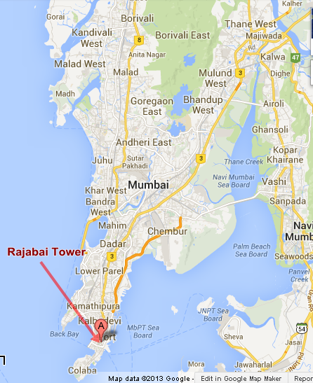 South Mumbai Map