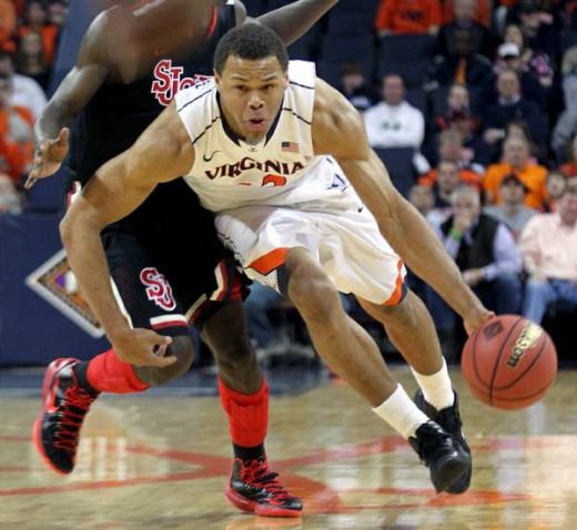 Virginia sophomore Justin Anderson