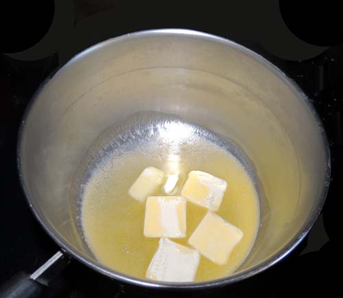 melt butter