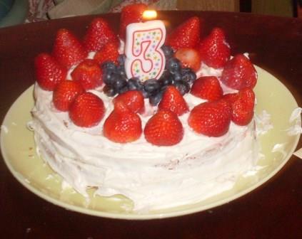 a 3rd birthday cake