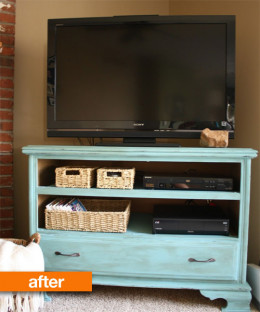 How To Repurpose a Dresser into a TV Stand