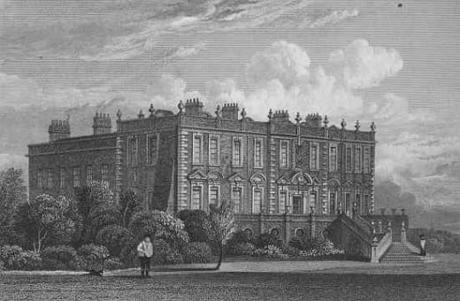 Croxteth Hall in the 1820s