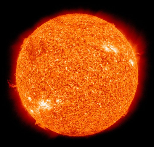 The Sun as captured by NASA
