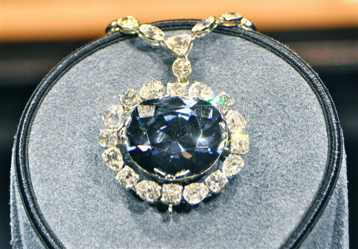 The Hope Diamond - Believed to have been discovered in India's Kollur Mine in the Guntur district of Andhra Pradesh (which at the time had been part of the Golconda kingdom), in the seventeenth century.  It is now residing in the Smithsonian. 