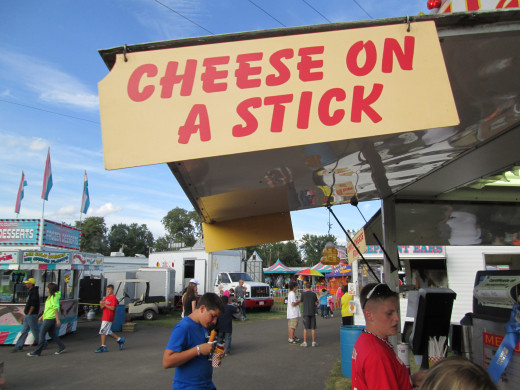 Emm-Em...Cheese On A Stick at the local summer fair!