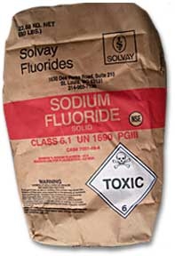 Sodium Fluoride marked toxic