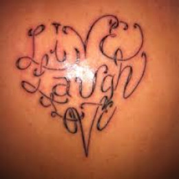 Live Laugh Love Tattoo Designs And Ideas-Live Laugh Love Tattoo ...