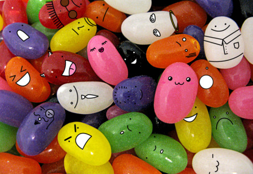 These jelly beans have personalities which is actually terrifying.
