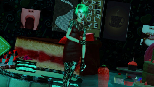A shot from a fantasy competition. Assignment: Candyland