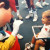 Me making faces at Tweedle-Dee...or Dum. Me making faces at Tweedle-Dee...or Dum.