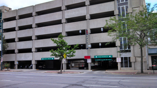 Parking ramps offer indoor parking near popular attractions- for a price