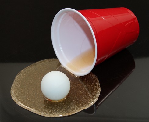 Knocking off Your Own Cup will Result in Eliminating it from the game