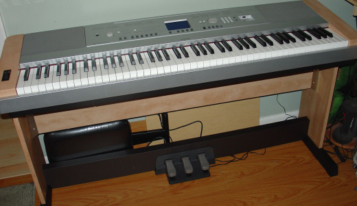 After assembling the included stand