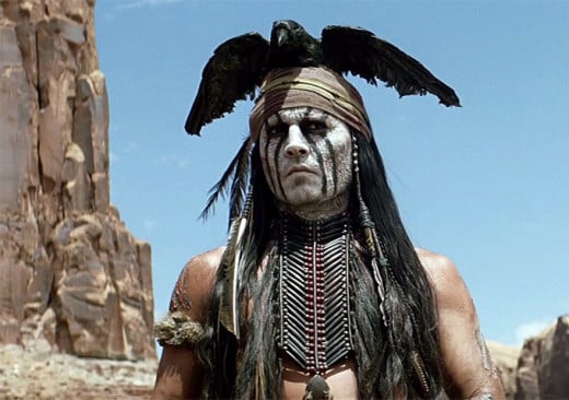Johnny Depp as Tonto.