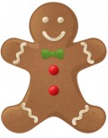 Click to see full-size image. Free food clip art: Christmas gingerbread man