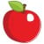 Free food clip art: Big red apple