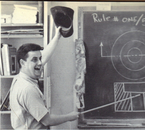 Whacky art teacher, Nick Baldo