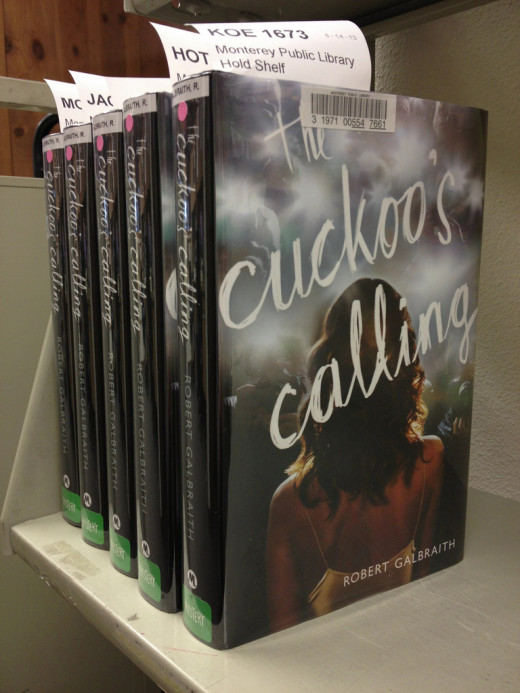 The Cuckoo's Calling, a crime novel about a private detective investigating the apparent suicide of a supermodel.