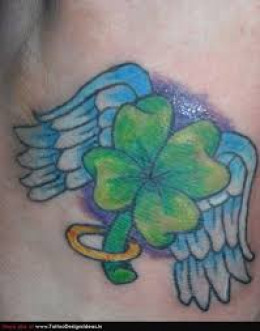 Four Leaf Clover Tattoo Design Ideas