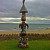 Totem Pole, which was created by local artist, Alan Faulds, called Malagan Totem Pole, which was created by local artist, Alan Faulds, called Malagan