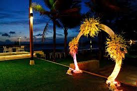 An arch is eye catching.