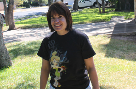 Author Pamela Troester enjoying the wonderful Austin, Texas weather, 2012