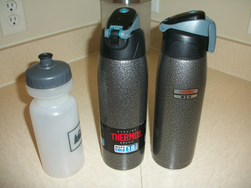 These Thermos jugs keep ice from melting so I always have ice cold water during and after a hike, which is really nice if it's hot outside!