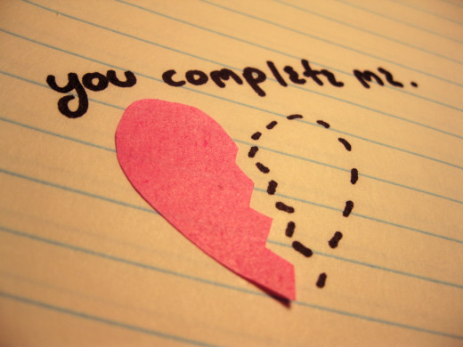 "You Complete Me" Love