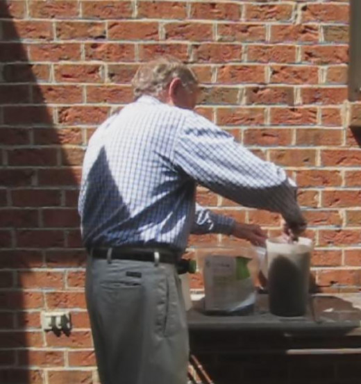 Mixing the 6 Ounces in 1 Gallon of Water